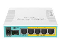 MikroTik RouterBOARD hEX RB960PGS Router 4-port switch Kabling