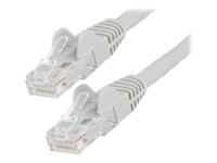 StarTech.com 15m LSZH CAT6 Ethernet Cable, 10 Gigabit Snagless RJ45 100W PoE Network Patch Cord with Strain Relief, CAT 6 10GbE UTP, Grey, Individually Tested/ETL, Low Smoke Zero Halogen - Category 6 - 24AWG CAT 6 Ikke afskærmet parsnoet (UTP) 15m Patchka