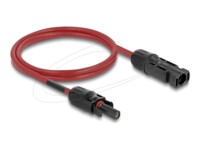 Delock DL4 (male) - DL4 (female) Rød 1m Solkabel
