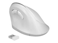 DeLOCK Ergonomic Optisk Trådløs Hvid