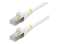 StarTech.com 7m CAT6a Cable - White - Low Smoke Zero Halogen (LSZH) - 10GbE 500MHz 100W ++ Snagless RJ-45 w/Strain Reliefs S/FTP Network Patch Cord CAT 6a S/FTP 7m Patchkabel Hvid