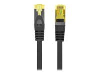 Lanberg CAT 6a S/FTP 1m Patchkabel Sort RAL 9004