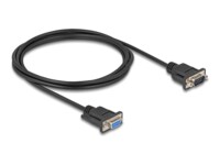 DeLOCK Serielt kabel Sort 50cm