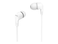 Philips TAE1105WT Kabling Øreproptelefoner Hvid