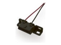 Teltonika 16 pin OBD-II stikforbindelse (female) - Sort Rød
