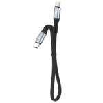 DUDAO L10C USB-C to 23cm. - Digital/Daten USB-C to USB-C 0,23m Sort