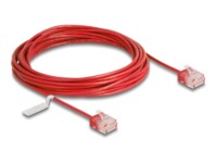 DeLOCK CAT 6 Ikke afskærmet parsnoet (UTP) 5m Patchkabel Rød