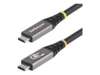 StarTech.com USB 3.2 / USB4 / Thunderbolt 3 / Thunderbolt 4 / DisplayPort USB Type-C kabel Sort Grå