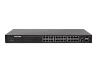 Intellinet 24-Port Network , 24-Port (RJ45), Rackmount, , 4 SFP, Web- , Mbit/ (Euro 2-pin plug) Switch 24-porte Gigabit