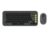 Logitech POP Icon Combo Sæt med mus og tastatur Saks Trådløs