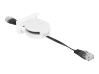 Delock Easy 45 CAT 5e SF/UTP 50cm Patchkabel Sort Hvid RAL 9003