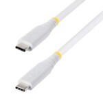 StarTech.com CC50CM40GUSB4TPW USB-C to USB-C 0,5m Hvid