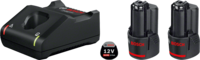 Bosch 2x 3.0Ah, GAL 12V-40 Akku