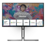 AOC U27U3CV 27' 3840 x 2160 (4K) HDMI DisplayPort USB-C 60Hz Pivot Skærm