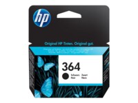 HP 364 Sort 250 sider Blæk CB316EE#301