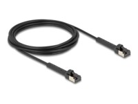 DeLOCK CAT 8.1 U/FTP 3m Patchkabel Sort