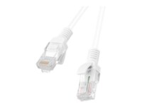 Lanberg CAT 5e Ikke afskærmet parsnoet (UTP) 2m Patchkabel Hvid RAL 9010