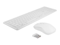 DeLOCK Sæt med mus og tastatur Trådløs Tysk
