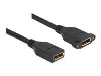 Delock DisplayPort-kønsskifter 30cm Sort