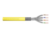 DIGITUS Professional CAT 7a S/FTP 500m Installationskabel Yellow RAL 1028