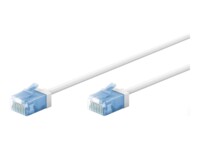 goobay CAT 6a U/UTP, Unshielded 3m Patchkabel Hvid