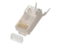 Extralink CAT 6a Kabel med folie og kobberfletning (FTP) Netværk-konnektor