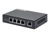 Intellinet 4-Port Ultra Extender, Adds up to 100 m (328 ft.) to Range, 90 W Power Budget, Four PSE Ports up to 30 W Output, IEEE 802.3bt/at/af Compliant, Metal Housing Netværk/strømforlænger