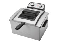 ProfiCook Fritureapparat 5liter 3kW Rustfrit stål/sort