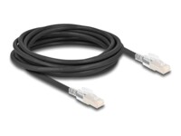 DeLOCK CAT 6a S/FTP 5m Netværkskabel Sort