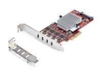 StarTech.com 4-Port USB Type-C PCIe Card, USB-C 10Gb, 4x Controllers, TAA USB-adapter PCI Express 3.0 x4 10Gbps