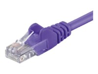 goobay CAT 5e Ikke afskærmet parsnoet (UTP) 25cm Netværkskabel Lilla