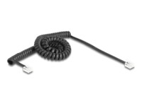 DeLOCK Telefonkabel 3m Sort
