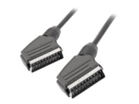Lanberg Video/audiokabel 1.8m Sort