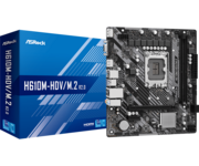 ASRock H610M-HDV/M.2 Micro-ATX LGA1700 sokkel Intel H610