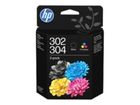 302/304 TRI-COLOR/BLACK INK CARTRIDGE 2-PACK