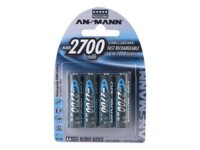 ANSMANN Energy AA type Batterier til generelt brug (genopladelige) 2700mAh 2