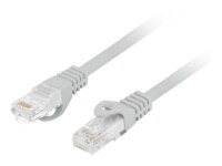 Lanberg CAT 6 Foldet uskærmet snoet par (F/UTP) 50cm Patchkabel Grey RAL 7035