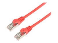 Prokord CAT 6a Kabel med afskærmning med folie og kobberfletning (SFTP 7m Netværkskabel Rød