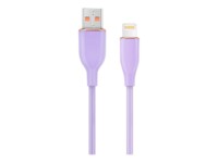Cablexpert Premium Lightning-kabel 1.5m Lilla