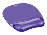 Fellowes Gel Crystal Musemåtte med håndledsstøtte