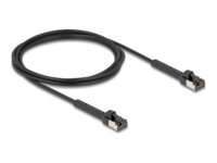DeLOCK CAT 6a U/FTP 2m Patchkabel Sort