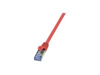 LogiLink PrimeLine CAT 6a SFTP, PiMF 3m Patchkabel Rød