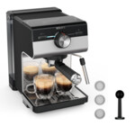 Krups Authentic+ XP384E10 Semiautomatisk kaffemaskine 2l Sort