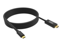 VISION Videoadapterkabel 2m Sort