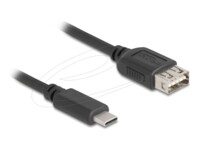 Delock USB Type-C kabel 1m Sort