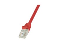 LogiLink EconLine CAT 6 Ikke afskærmet parsnoet (UTP) 3m Patchkabel Rød