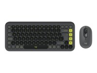 Logitech POP Icon Combo Sæt med mus og tastatur Saks Trådløs Italiensk
