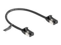DeLOCK CAT 8.1 U/FTP 25cm Netværkskabel Sort