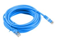 Lanberg CAT 6 Foldet uskærmet snoet par (F/UTP) 10m Patchkabel Blå RAL 5012
