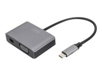 DIGITUS Videoadapter 20cm Grå